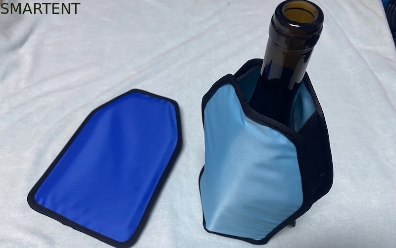 Blaue Farbkühlen einfrierende Wein-kühle Gel-Antiflasche Kühlvorrichtung 23 x 16cm fournisseur