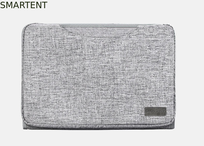Multipurpose Graue Oxford Portable Computer Tasche mit Modeelement und Nähdesign fournisseur