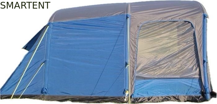 Wasserdichte PU-Beschichtete 190T Polyester aufblasbare Campingzelte hohe Kapazität 400*300*210CM fournisseur