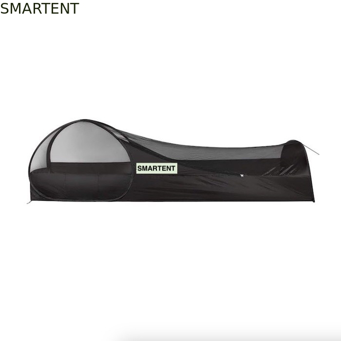 82.6*27.6*19.7 Zoll schwarze leicht aufstehende Campingzelte mit wasserdichtem Fußboden aus Glasfaser fournisseur