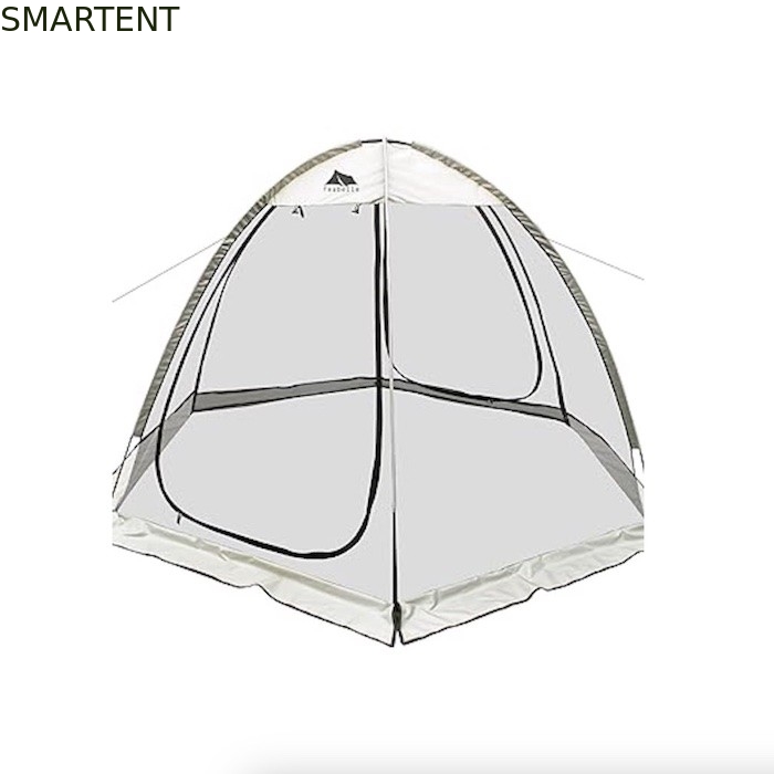 5.25*4.27*5.9FT Außenwasserdicht Polyester Schwarz Transparent PVC Pop Up Sportzelte mit Gitterfenstern Einfach einzurichten fournisseur