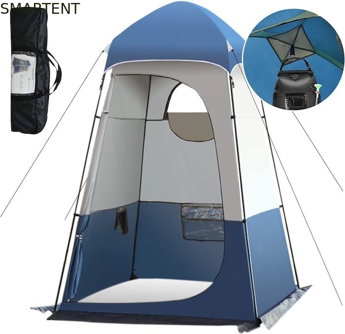 160*160*240CM Blau wasserdicht 210T Polyester Pop-Up-Privatsphäre Zelte mit UV-Schutz für Camping und Outdoor-Events fournisseur