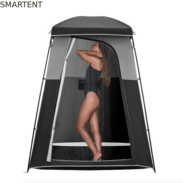 167*167*218CM Schwarz Polyester Portable UV geschützte Pop-Up-Privatsphäre Zelte mit sofortiger Einrichtung für Outdoor-Events fournisseur