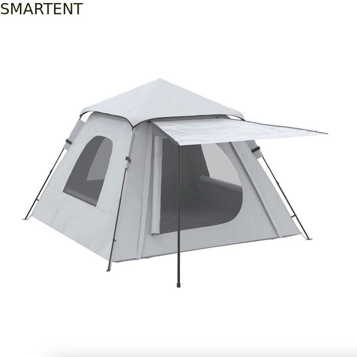 118*118*78.75 Zoll 2-3 Personen wasserdichtes automatisches Pop-Up-Campingzelt mit Glasfaserpfosten und Gitterfenstern fournisseur