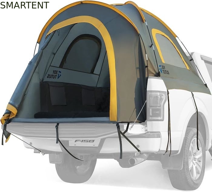 Außen 2.17*1.60*1.70M Grau PU2000 Wasserdicht Polyester 2Person Pickup Camping Tent mit Glasfaser Stange fournisseur