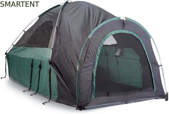 2 Personen Outdoor-Schneller Aufbau Doppelfarbiger wasserdichter Polyester Pickup Truck Campingzelt mit Glasfaserstäben fournisseur