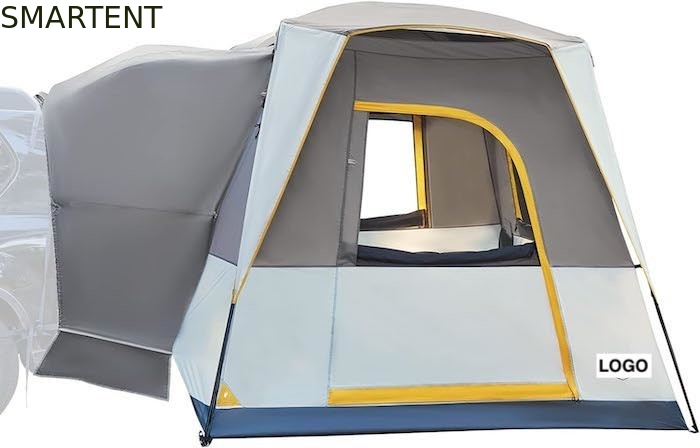 Außen 3,05*2,44*2,18M Einfache Einrichtung Khaki Polyester Fiberglass SUV Campingzelt mit UV-Schutz und wasserdichtem Boden fournisseur
