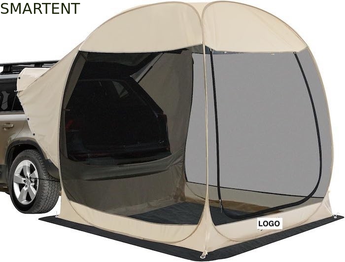 2.13*2.13*2.18M Beige Farbe UV-Schutz Wasserdicht Beschichtet Polyester Pop Up Sport Utility Fahrzeug Camping Zelt fournisseur