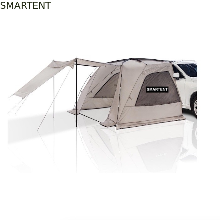 2.49*3.20*1.91M Tragbares Graues Auto Campingzelt Wasserdicht PU3000MM Beschichtetes Polyestergewebe Für Outdoor-Abenteuer fournisseur