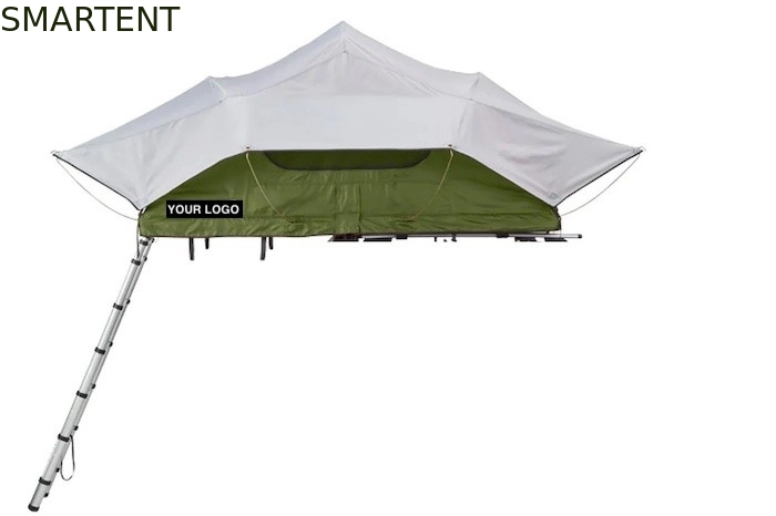 56*96*48'Inch Doppelfarbiger Heaty Duty Aluminiumrahmen Wasserdicht 600D Ripstop Polyester Tesla Dach Camping Zelt fournisseur
