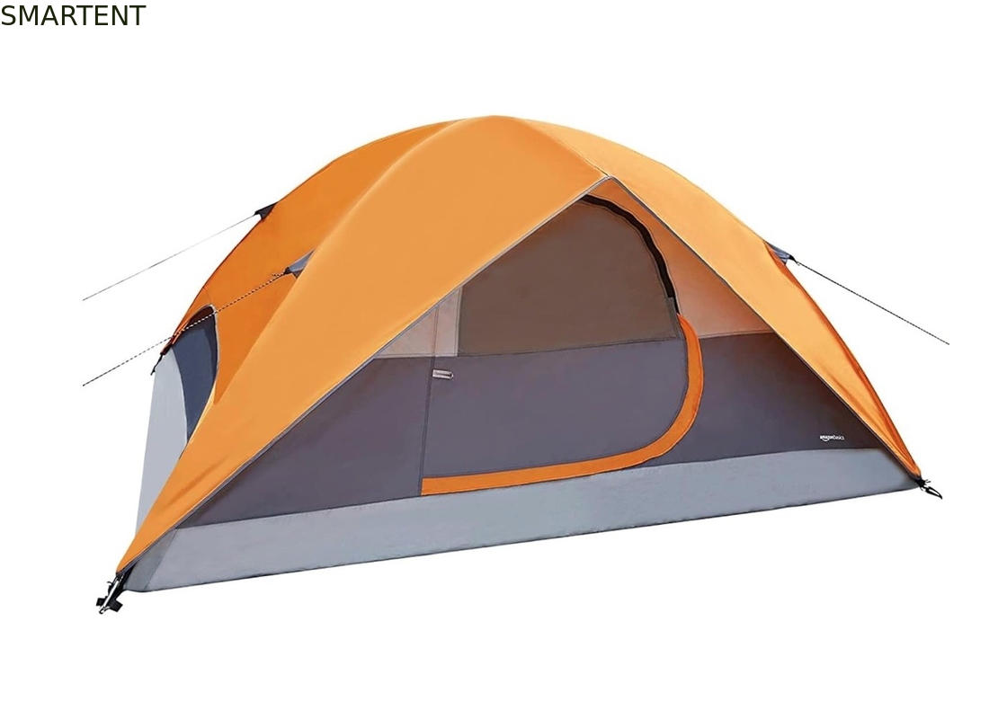 4 Personen 2.74*2.13*1.22M Ultraleicht 3-Saison Glamping Zelte Glasfaser Aluminium oder Stahl Pole 1,5-2,5m hoch fournisseur