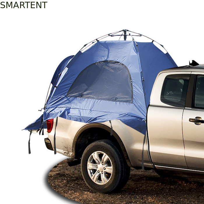 210*165*176CM Blau 210D Polyester Wasserdicht Automatischer Glasfaserrahmen Pick-up Truck Zelt fournisseur