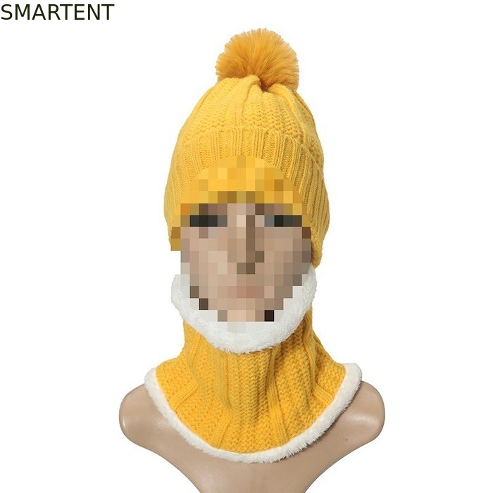 Outdoor Eco-Friendly Rpet 2Pcs Set Kids Beanie Kragen Wärmer Unterstützung Erneuerbare Marken Custom Fair Trade fournisseur