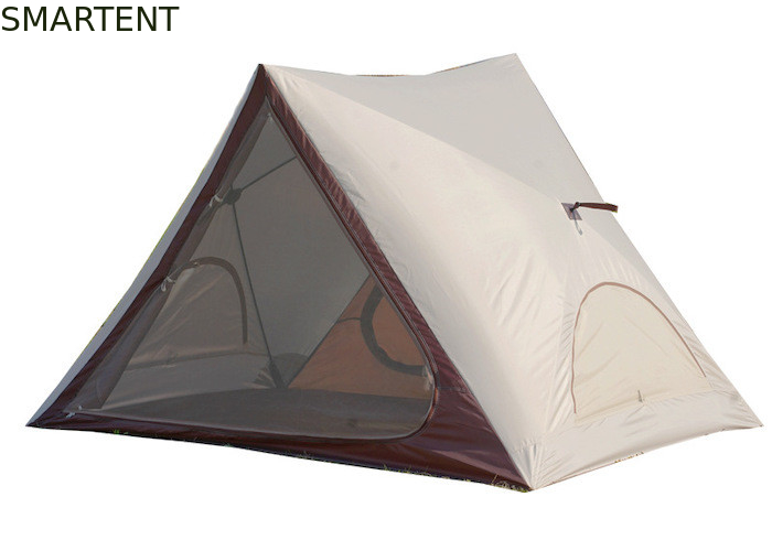 150X200X130CM Outdoor Portable Wasserdicht PU2000MM Beschichtet 210T Polyester Dreiecksform Design Pop Up Camping Tent vollautomatisch Schnellöffnendes Stranddach fournisseur