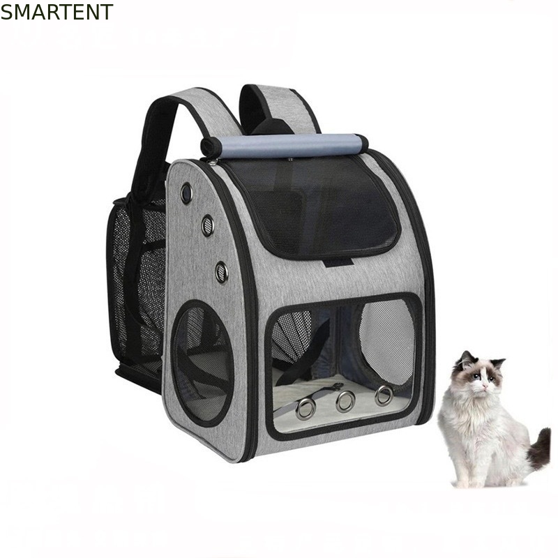 34*27*42,5CM Outdoor erweiterbare Haustier-Reisetasche ungiftig süße Haustier-Zubehör für Unisex in Grau Eigenschaften: Langlebig, waschbar fournisseur