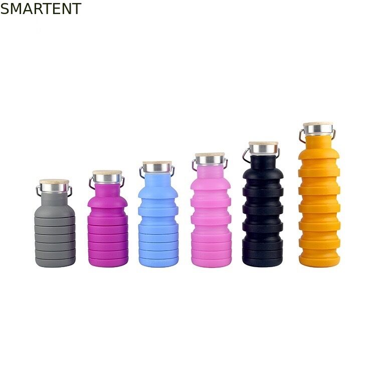 EEC Certified BPA Free Foldable Silicone Water Bottles For Active And Healthy Lifestyle fournisseur
