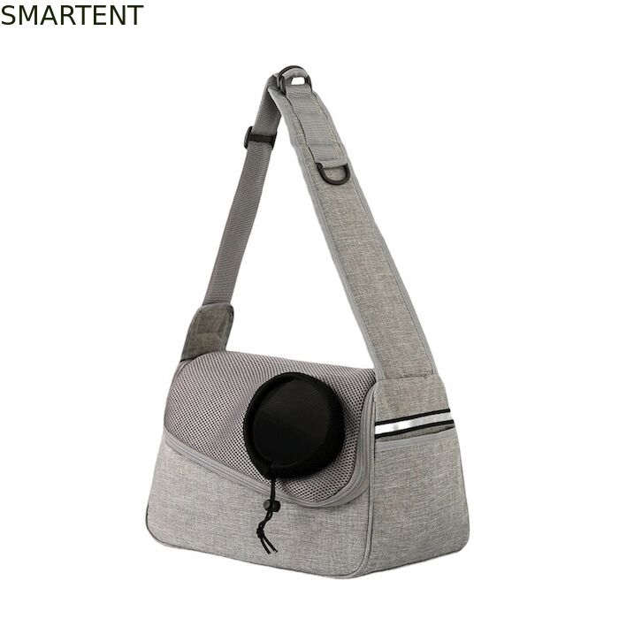 36*19*12CM Unisex Durable Washable Non toxic Lovely Durability Gray Oxford Pet Outing Shoulder Bag fournisseur