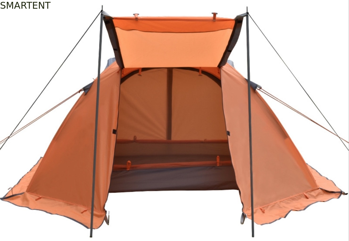 Wasserdichte 2 bis 3 Person Polyester beschichtete im Freien Ripstop Campingzelt-210D PU3500+ fournisseur