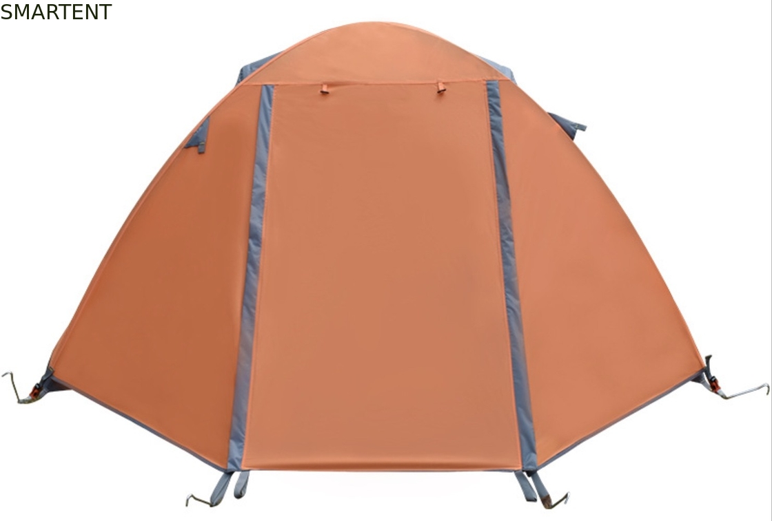 Campingzelt im Freien 210*180*130cm Orange Farbe 210D Polyester Ripstop PU2000mm Beschichtet für Schneefeld und Familienveranstaltung fournisseur
