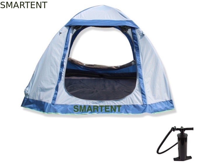 Aufblasbare Zelt-im Freien aufblasbares Luft-Hauben-Zelt-Blau 210X210X150cm TPU Pole fournisseur