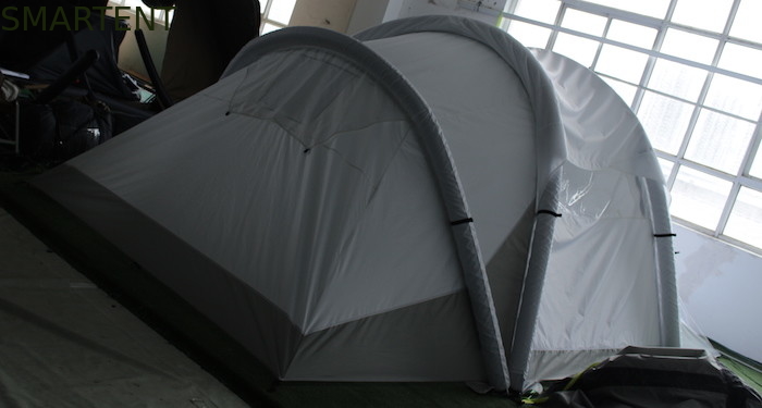 TPU-Pfahl Außen aufblasbare Campingzelte Aufblasbare Luftkuppel Zelt wasserdicht beschichtet Polyester fournisseur
