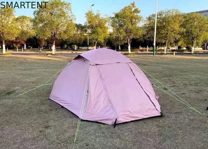 Camping Pink aufblasbares Pfahlzelt PU3000mm aufblasbares Campingzelt 3 Personen fournisseur