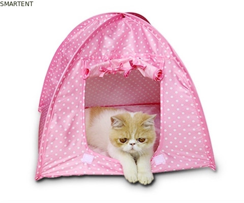 Leichtes buntes Polyester imprägniern Cat Tent Cute Pet Supplies 43x43x41cm